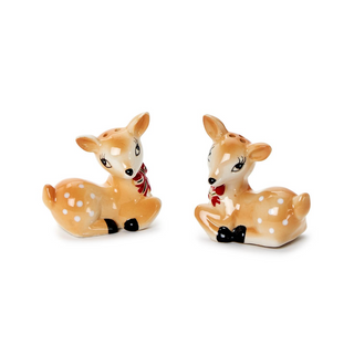 Vintage Deer Hand-Painted Salt and Pepper Shaker