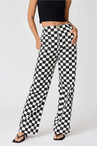 Demi Checkered Pants