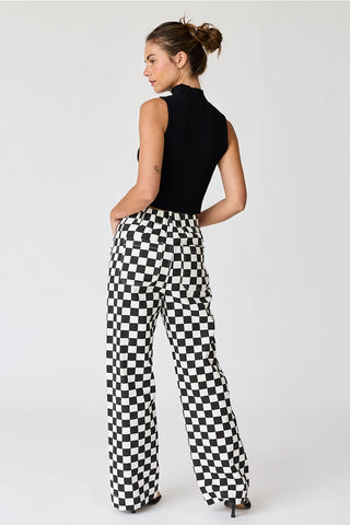 Demi Checkered Pants
