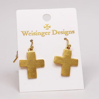 Bold Cross Earrings