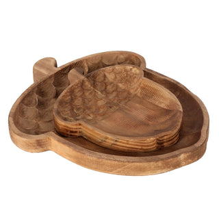 Wooden Acorn Bowls