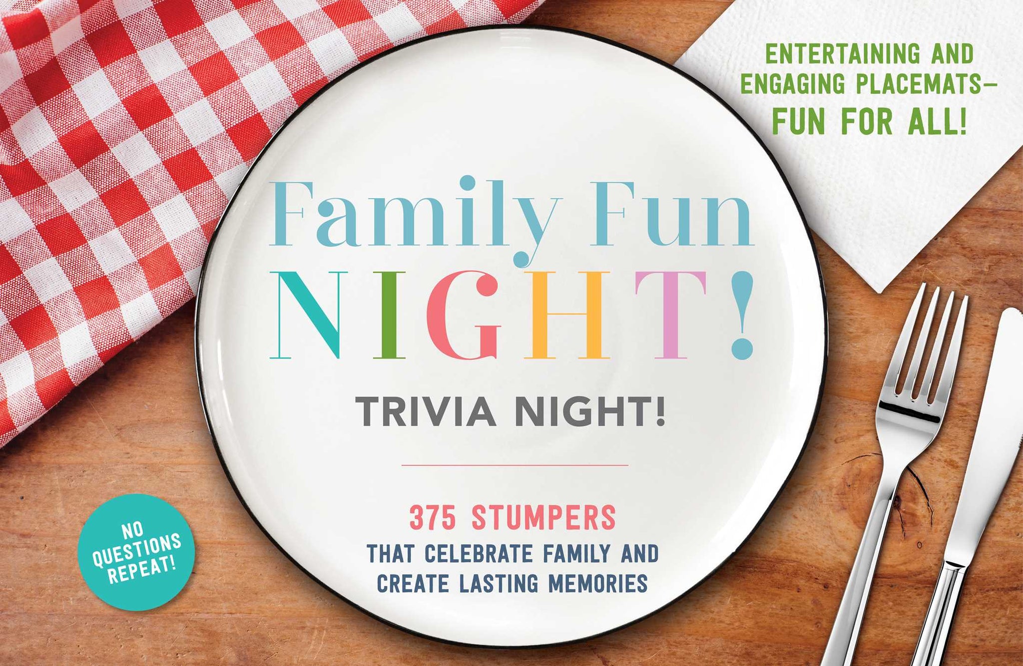 Family Fun Night Trivia Placemats