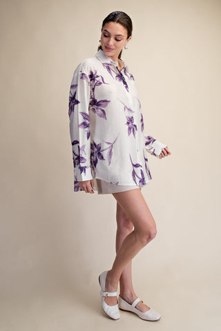 Oversized Floral Shirt