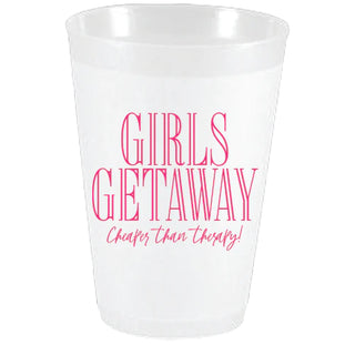 Girls Getaway Reusable Cups