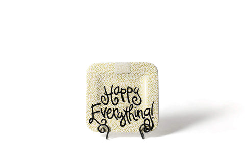 Gold Dot Mini Happy Everything! Square Platter