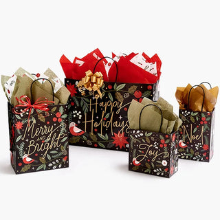 Holiday Botanicals Paper Gift Bags