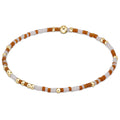 Burnt Orange/White