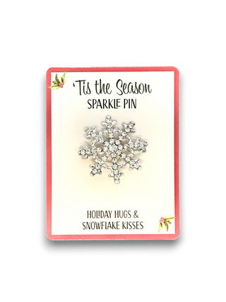 Tis the Season Sparkle Pin