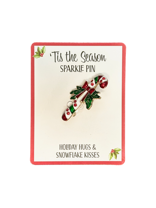 Tis the Season Sparkle Pin