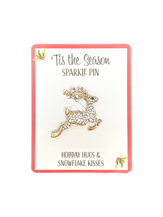 Tis the Season Sparkle Pin