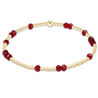 Gameday Flirty Hope Unwritten Bracelet - Maroon