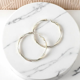 Twist Hoop Earrings