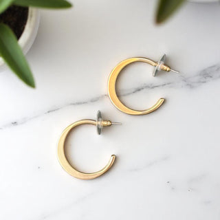 Flat Hoop Earrings
