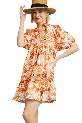 Tropical Breeze Babydoll Dress