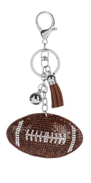 Sports Jeweled Keyring