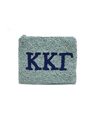 Sorority Beaded Coin Pouch