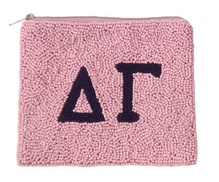 Sorority Beaded Coin Pouch