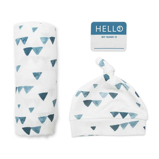 Hello World Hat & Swaddle Set