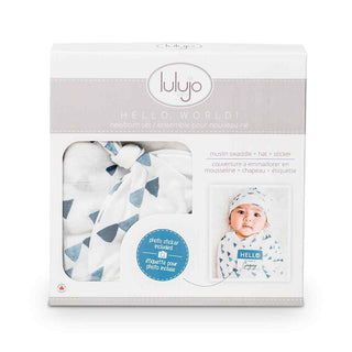 Hello World Hat & Swaddle Set