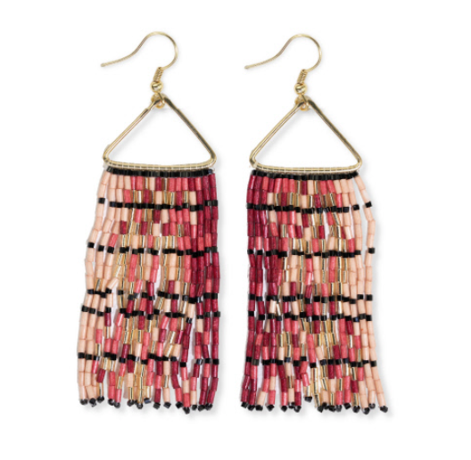 Patricia Mixed Luxe Bead Fringe Earrings