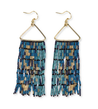 Patricia Mixed Luxe Bead Fringe Earrings