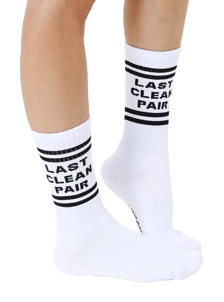 Last Clean Pair Crew Socks