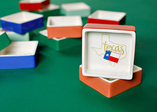 Texas Square Trinket Bowl