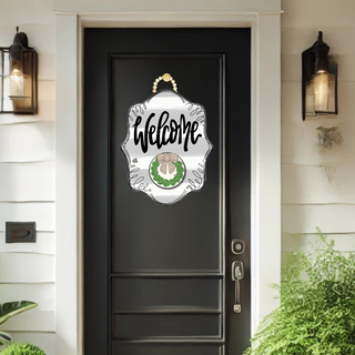 Stripe Bloom Door Hanger