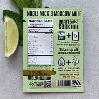 Moscow Mule Single Serve Craft Cocktails