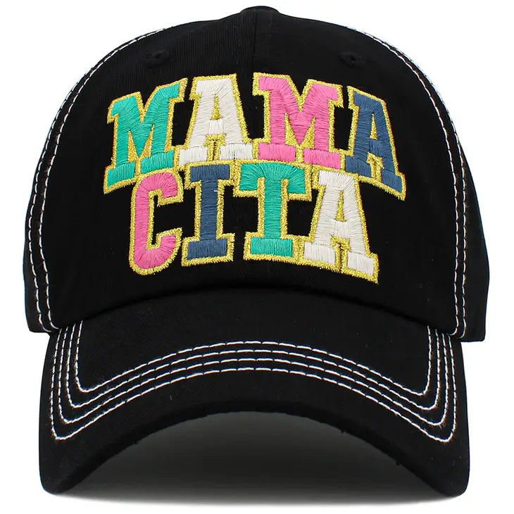 Mamacita Distressed Hat