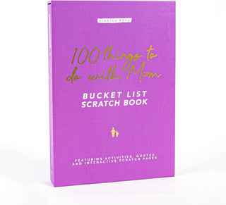 100 Things To Do With Mom Bucket List Scratch Book