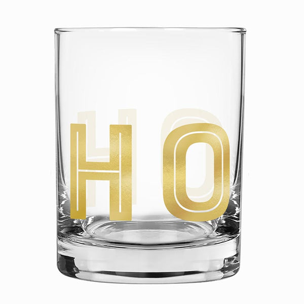 HoHoHo Rocks Glass