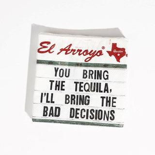 Bad Decisions Cocktail Napkins