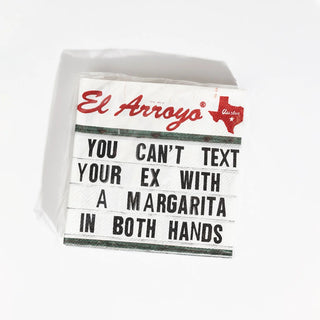 Can't Text Your Ex Cocktail Napkins