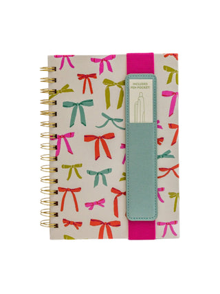 Put a Bow on It Notebook with Pen Pocket