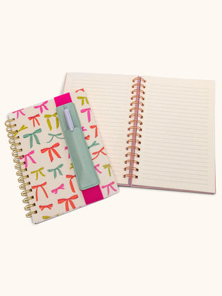 Put a Bow on It Notebook with Pen Pocket