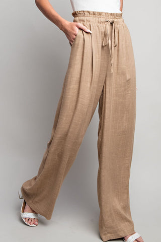 Linen Wide Leg Pants