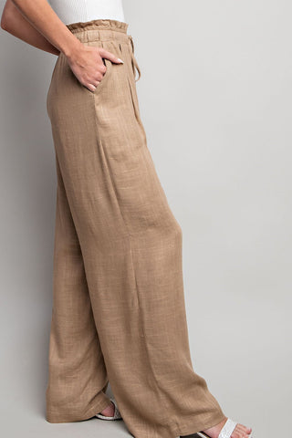 Linen Wide Leg Pants