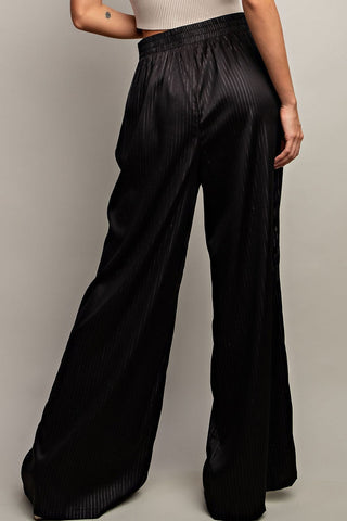 Wide Leg Pintuck Pants