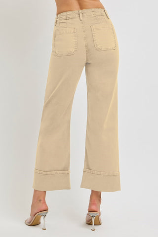 Latte Cuffed Jeans