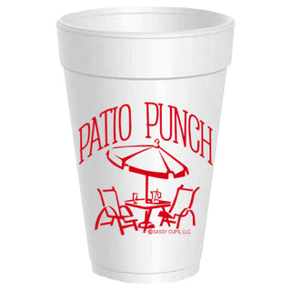 Patio Punch Styrofoam Cups