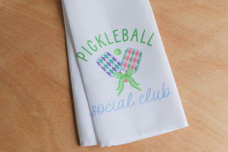 Pickleball Social Club Tea Towel