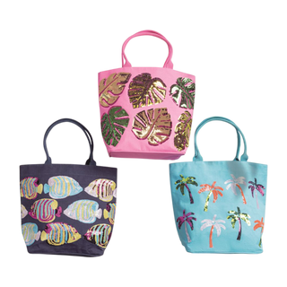 Pool Sparkle Totes