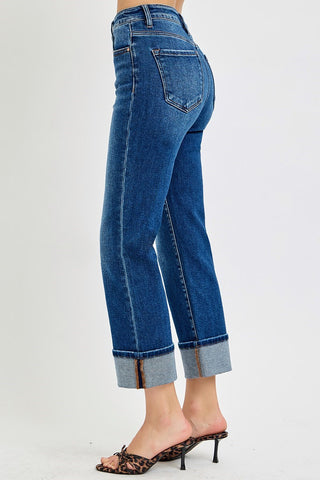 Cuffed Ankle Straight Leg