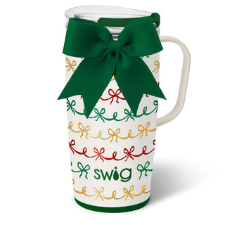 Christmas Bows Travel Mug