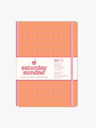 Tutti-Frutti A5 Spumoni Swirls Scalloped Journal