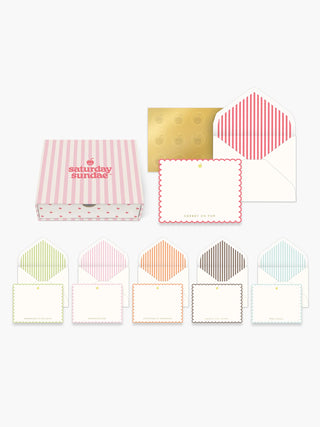 Sugar Sprinkles Cherry on Top Note Card Set