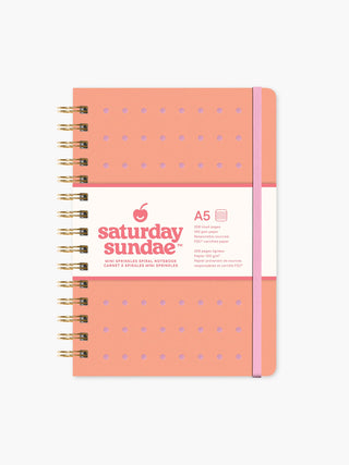 Tutti-Frutti A5 Mini Sprinkles Spiral Notebook