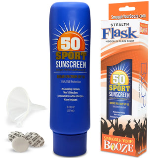 Sunscreen SPF 50 Smuggle Your Booze