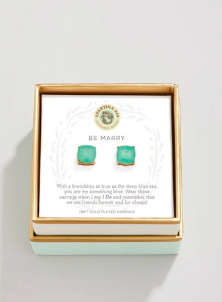 Sea La Vie Be Marry Stud Earrings